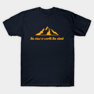 The view is worth the climb T-Shirt